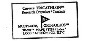 CAREERS TRICATHLON RESEARCH ORGANIZER/CONTESTS MULTI-COM, ORT-FOLIOS 3D-9D MAPS/TIPS/INDEX/LOGS/NETCOM/CO/E.T.C. logo