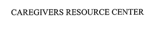 CAREGIVERS RESOURCE CENTER logo