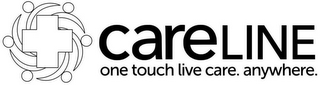 CARELINE ONE TOUCH LIVE CARE. ANYWHERE. logo