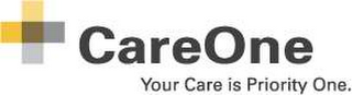 CAREONE YOUR CARE IS PRIORITY ONE logo
