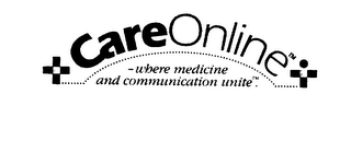 CAREONLINE -WHERE MEDICINE AND COMMUNICATION UNITE. logo
