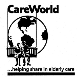 CAREWORLD ... HELPING SHARE IN ELDERLY CARE logo