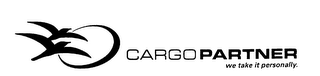 CARGOPARTNER WE TAKE IT PERSONALLY. logo