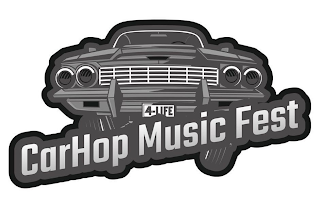 CARHOP MUSIC FEST 4-LIFE logo