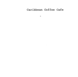 CARIBBEAN COFFEE CAFE logo