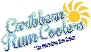 CARIBBEAN RUM COOLERS THE REFRESHING RUM COOLER logo