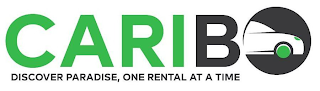 CARIBO DISCOVER PARADISE, ONE RENTAL AT A TIME logo