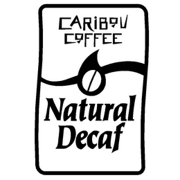 CARIBOU COFFEE NATURAL DECAF logo