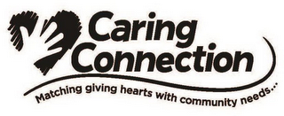 CARING CONNECTION MATCHING GIVING HEARTS WITH COMMUNITY NEEDS... logo