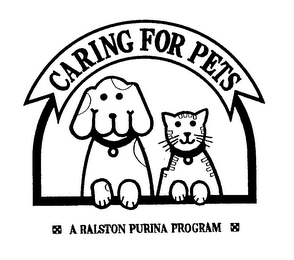 CARING FOR PETS A RALSTON PURINA PROGRAM logo