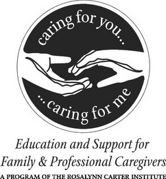 CARING FOR YOU, CARING FOR ME logo