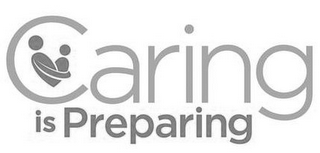 CARING IS PREPARING logo
