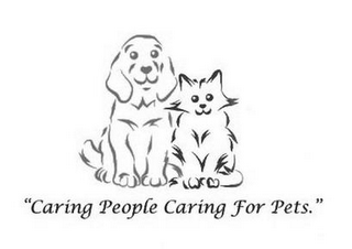"CARING PEOPLE CARING FOR PETS." logo