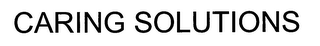CARING SOLUTIONS logo