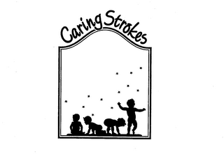 CARING STROKES logo