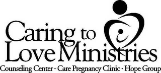 CARING TO LOVE MINISTRIES COUNSELING CENTER CARE PREGNANCY CLINIC HOPE GROUP logo