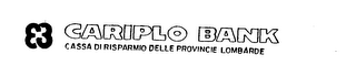 CARIPLO BANK CASSA DI RISPARMIO DELLE PROVINCIE LOMBARDE logo