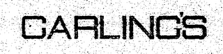 CARLING'S logo