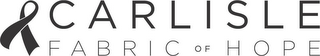 CARLISLE FABRIC OF HOPE logo