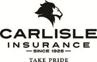 CARLISLE INSURANCE - SINCE 1925 - TAKE PRIDE logo