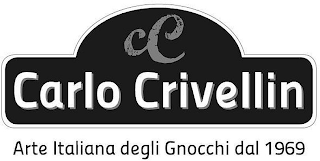 CARLO CRIVELLIN ARTE ITALIANA DEGLI GNOCCHI DAL 1969 logo