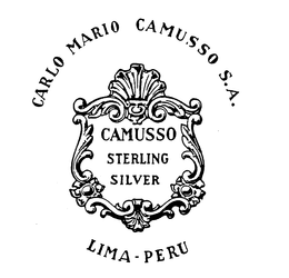 CARLO MARIO CAMUSSO S.A. CAMUSSO STERLING SILVER LIMA-PERU logo