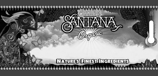 CARLOS SANTANA ORGANIC NATURE'S FINEST INGREDIENTS logo