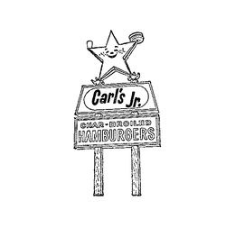 CARL'S JR. CHAR-BROILED HAMBURGERS logo