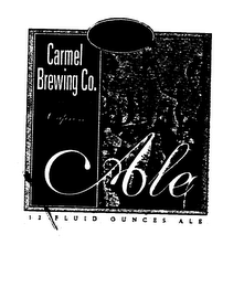 CARMEL BREWING CO. CYPRESS AMBER ALE 12 FLUID OUNCES ALE logo