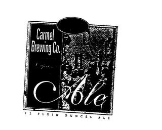 CARMEL BREWING CO. CYPRESS AMBER ALE 12 FLUID OUNCES ALE logo