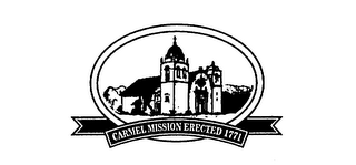 CARMEL MISSION ERECTED 1771 logo