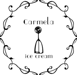 CARMELA ICE CREAM logo