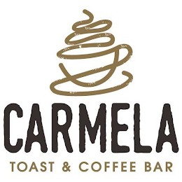 CARMELA TOAST & COFFEE BAR logo