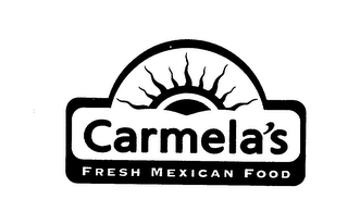 CARMELA'S FRESH MEXICAN FOOD logo