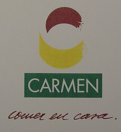 CARMEN COMER EN CASA. logo