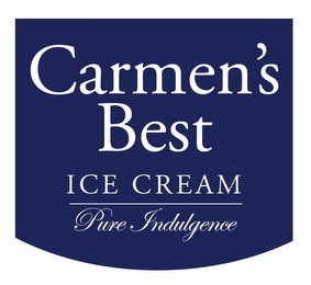 CARMEN'S BEST ICE CREAM PURE INDULGENCE logo