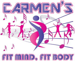 CARMEN'S FIT MIND. FIT BODY logo