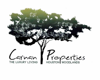 CARNAN PROPERTIES THE LUXURY LIVING HOUSTON WOODLANDS logo