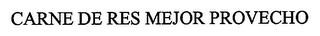 CARNE DE RES MEJOR PROVECHO logo