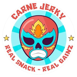 CARNE JERKY REAL SNACK - REAL GAINZ logo