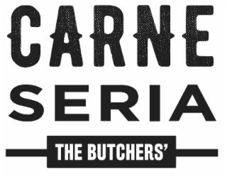 CARNE SERIA THE BUTCHERS' logo