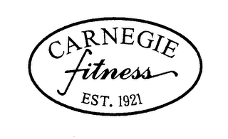 CARNEGIE FITNESS EST. 1921 logo