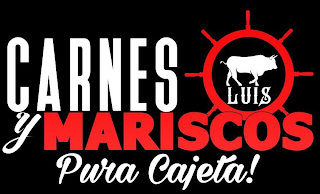 CARNES Y MARISCOS PURA CAJETA! LUIS logo