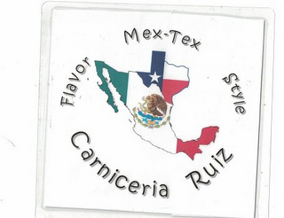 CARNICERIA RUIZ FLAVOR MEX-TEX STYLE logo