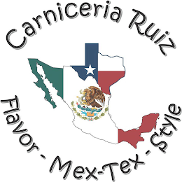 CARNICERIA RUIZ FLAVOR MEX-TEX-STYLE logo