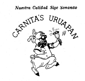 CARNITA'S URUAPAN NUESTRA CALIDAD SIGE SONANDO logo