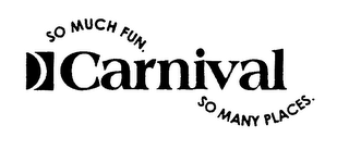 CARNIVAL SO MUCH FUN. SO MANY PLACES. logo