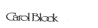 CAROL BLOCK logo