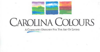 CAROLINA COLOURS A COMMUNITY DESIGNED FOR THE ART OF LIVING logo