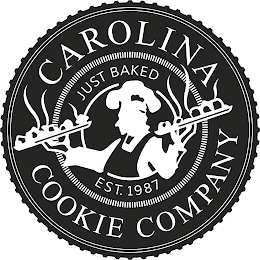CAROLINA COOKIE COMPANY JUST BAKED EST. 1987 logo